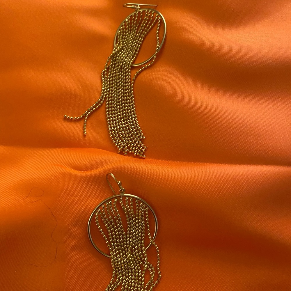 Gold earrings - Picture 2 of 8
